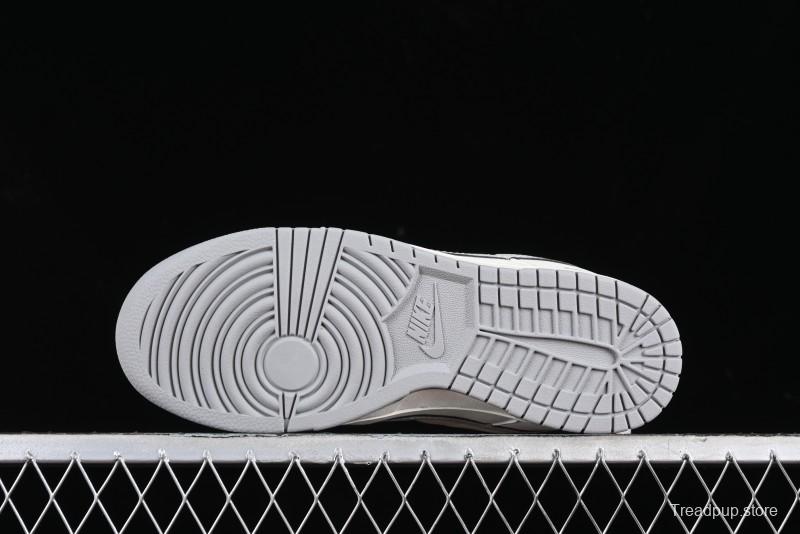 Nike SB Dunk Low Supreme Collaboration - Beige Canvas Anniversary High-End Custom Low-Top Casual Skate Shoes - BB6698-514