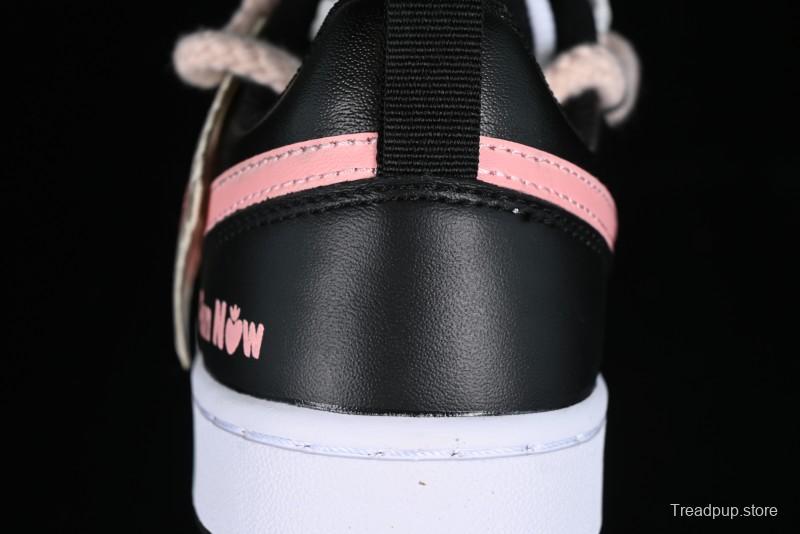 Nike Court Borough Low 2 Berry Worry Playful Cute Trendy Retro Low-Top Casual Sneakers - BQ5448-110