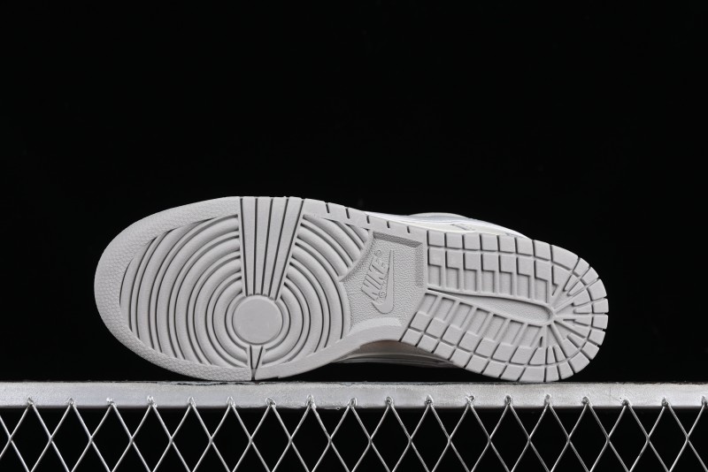 Nike SB Dunk Low UN Collaboration - Light Grey Swoosh Anniversary High-End Custom Low-Top Casual Skate Shoes - SF1588-135