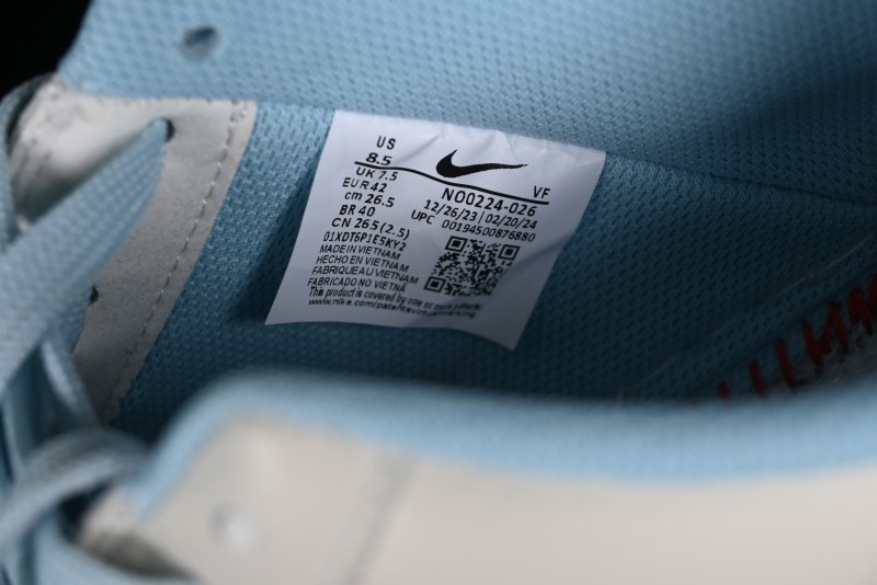 Nike Nocta x Nike Air Force 1 '07 Low Casual Sneakers with 3M Reflective Details and Full-Length Air Cushion - NO0224-026