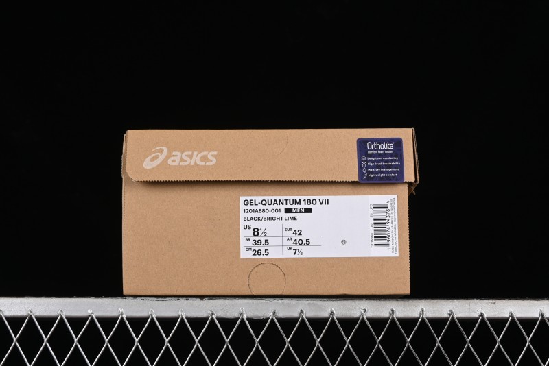 Asics Gel-Quantum 180 VII Retro Breathable Casual Shoes with Cushioning for Men - 1201A880-001
