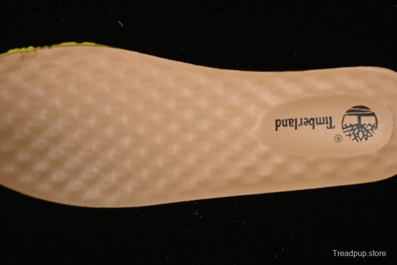 Timberland Low-Top Casual Shoes for Men - 24SS Autumn Collection with Oil-Resistant Italian Leather & Anti-Slip Rubber Outsole - TB73535YELLOW