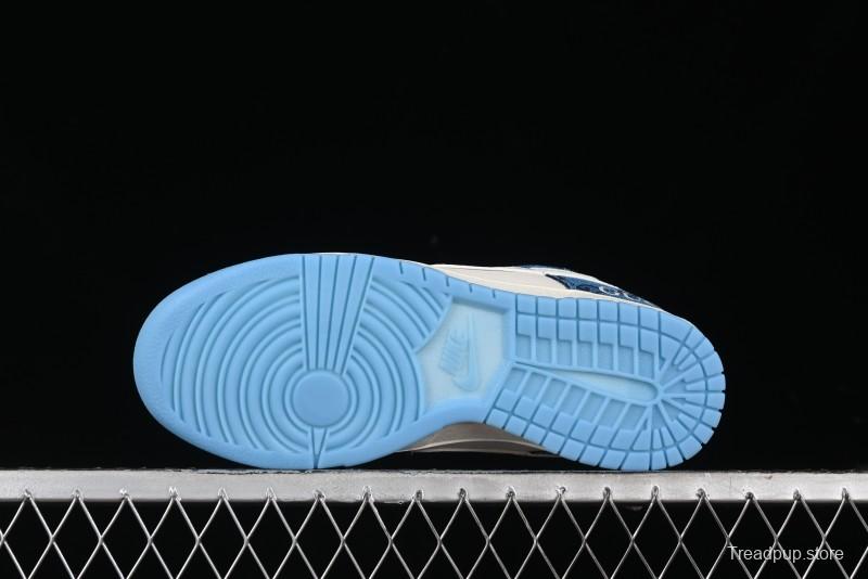 Nike SB Dunk Low Gucci Collaboration - Royal Blue Anniversary High-End Custom Low-Top Casual Sneakers CF3688-002