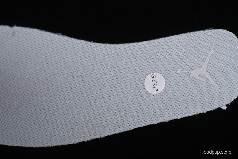 Nike Air Jordan 1 Low Casual Sneakers in White-Grey - FQ7687-300