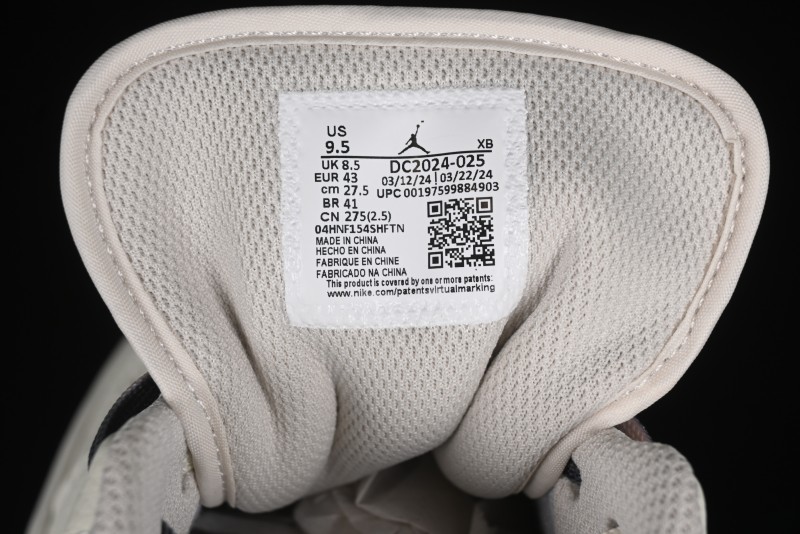 Nike Air Jordan 1 Low Retro Basketball Shoes Stone Island Collaboration - DC2024-025