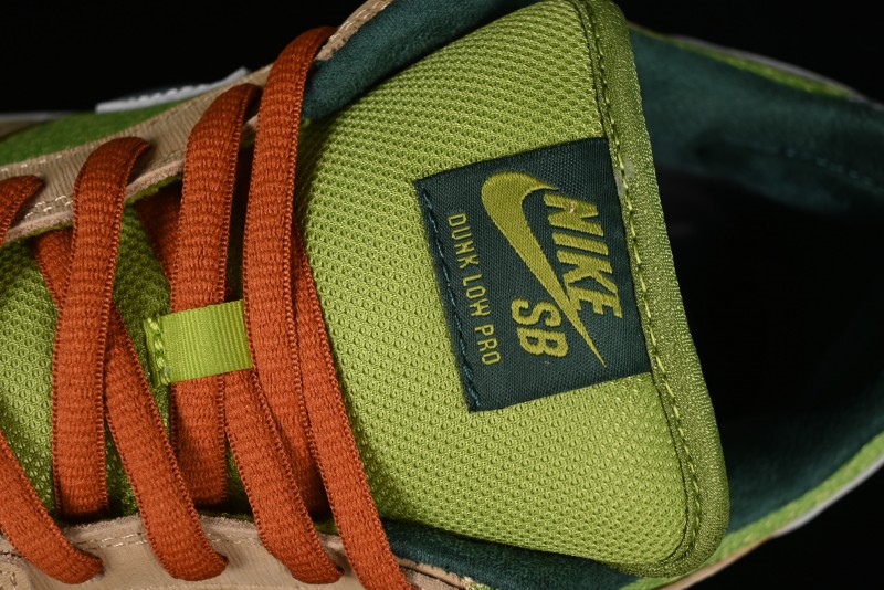 Nike SB Dunk Low Casual Skate Shoes with Escargot-Inspired Vanilla Garlic Butter Colorway - FQ7585-200