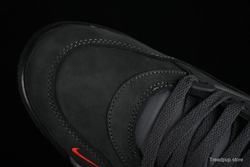 Nike Air Jordan 4 Remastered Retro Sneakers with Suede and Textile Upper - HF4334-004