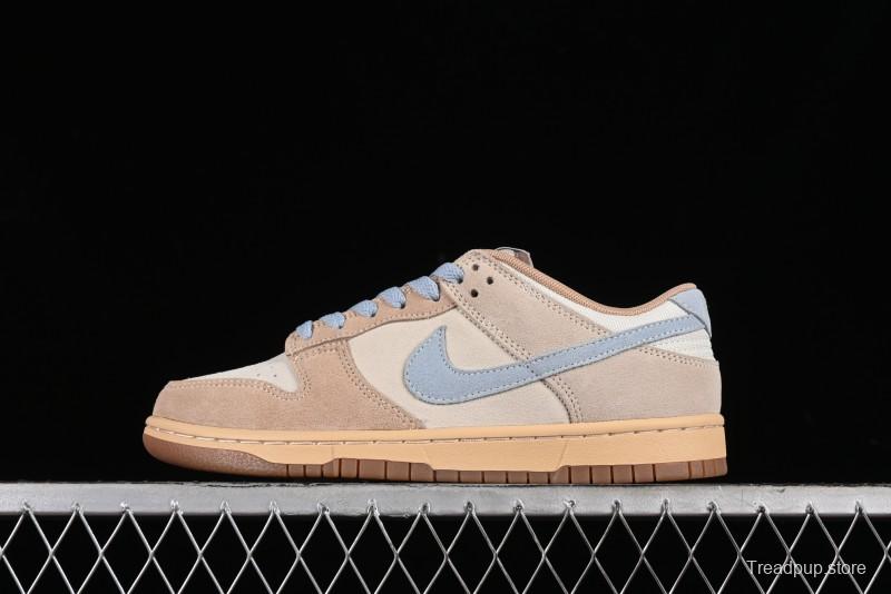 Nike Dunk Low SB Sanddrift Blue Vintage Suede and Light Blue Accent Casual Skate Shoes - HF0106-100