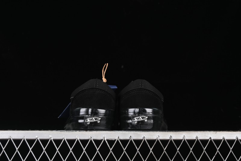 Vans Old Skool Premium Black Suede Retro Skate Shoes - VN000CXTBKA