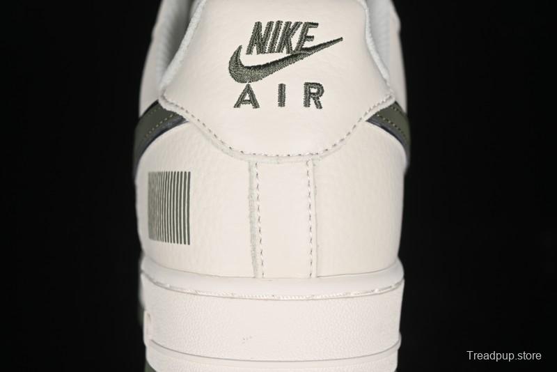 Nike Air Force 1 '07 Low QR Code Military Green Starry Sky Casual Sneakers - CU1836-966