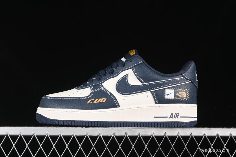 Nike Air Force 1 '07 Low The North Face x CDG Dark Blue Casual Sneakers - KK1988-014