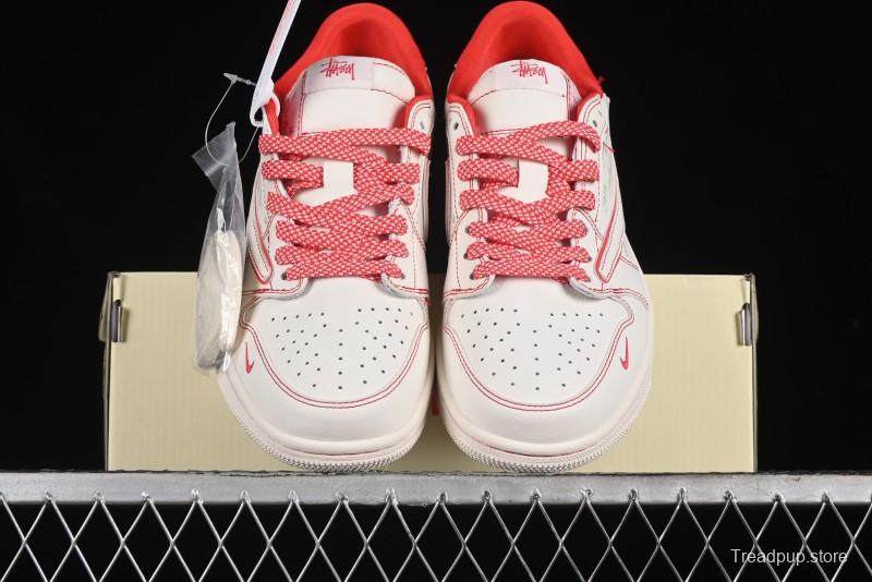 Nike Travis Scott x Fragment Design x Air Jordan 1 Low OG SP AJ1 Supreme Stussy Collaboration - SJ2