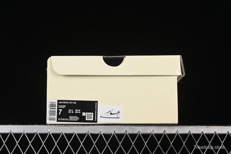 Nike Air Force 1 '07 Low Supreme Collaboration - White Black - XZ3368-001