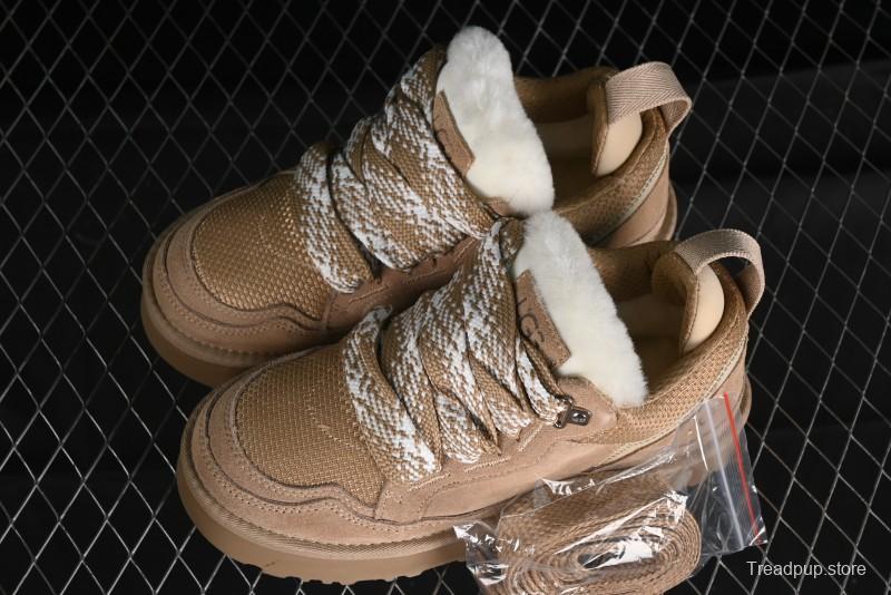 UGG Classic Ultra Mini Melange Low-Top Casual Shoes with Dual-Color Flat Laces - 1144032