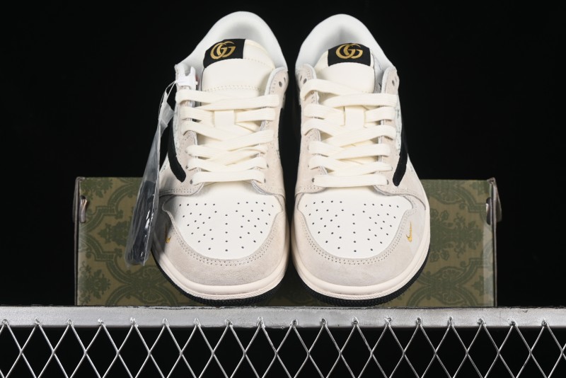Nike Travis Scott x Fragment Design x Air Jordan 1 Low OG SP AJ1 Retro Sneakers - SJ2068-106