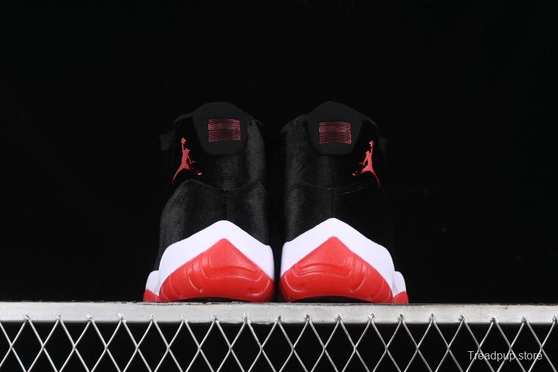 Nike Air Jordan 11 Retro "Bred Velvet" Basketball Shoes with Velvet Overlay - DB5457-061