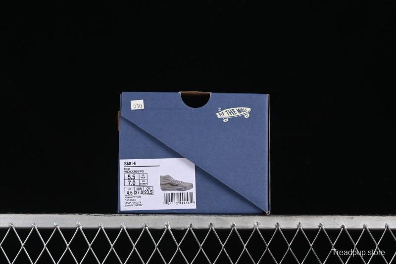 Vans Notre Premium Sk8-Hi High-Top Skate Shoes with Upgraded Suede and Linen Materials - VN000CR0BWQ