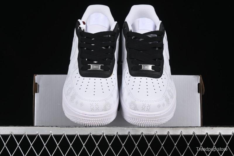 Nike Air Force 1 '07 Low Black Silk Chinese Style Casual Sneakers - ZH0316-036