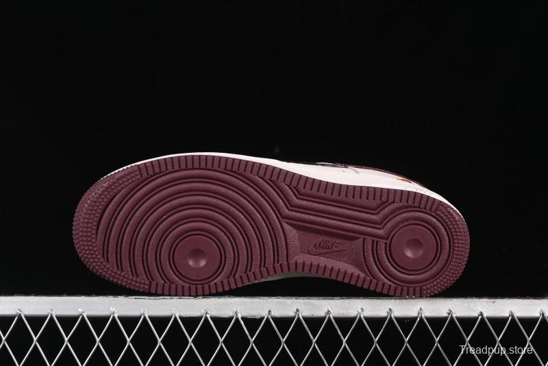 Nike Air Force 1'07 Low "Pumpkin Head" Halloween Themed Casual Sneakers - XL2321-888