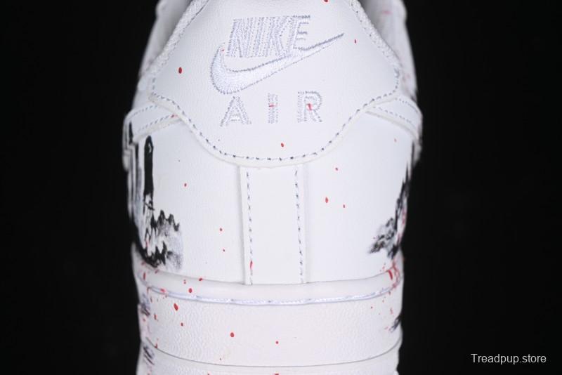 Nike Air Force 1 '07 Low Black Myth Wukong Custom Spray-Painted Gift Box Low-Top Casual Sneakers - ZH0316-045