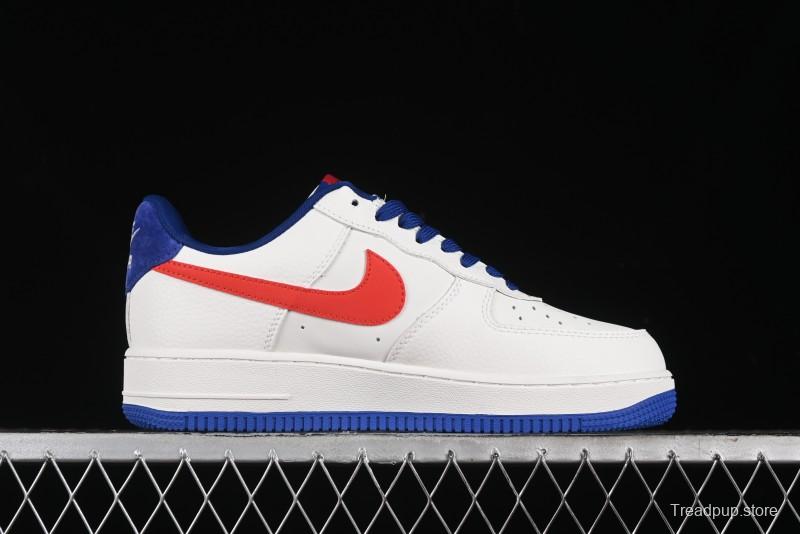 Nike Air Force 1 '07 Low Champion Collaboration - Blue White Red Low-Top Casual Sneakers - KK1988-002