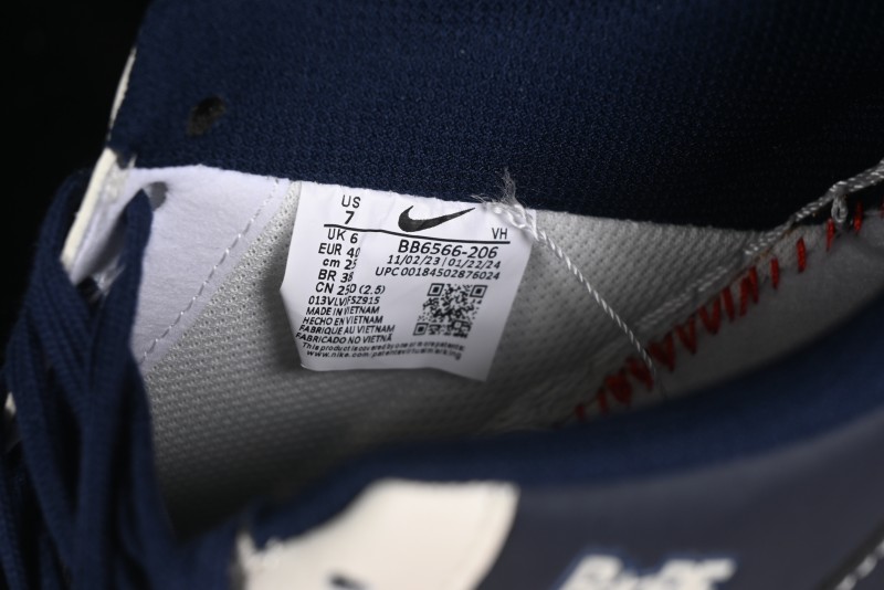 Nike Air Force 1 '07 Low Bape Collaboration - Deep Blue Grey Low-Top Casual Sneakers BB6566-206