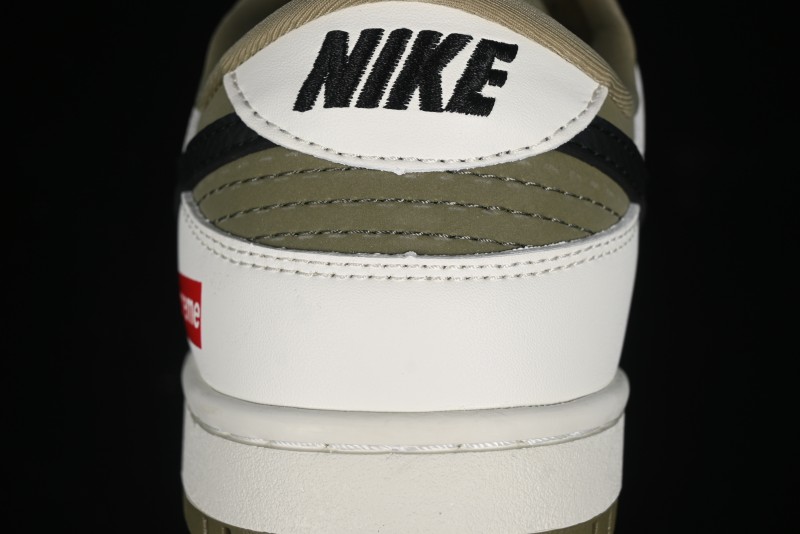Nike SB Dunk Low Supreme Collaboration - Liberation Green Anniversary High-End Custom Low-Top Casual Sneakers - CH8311-231