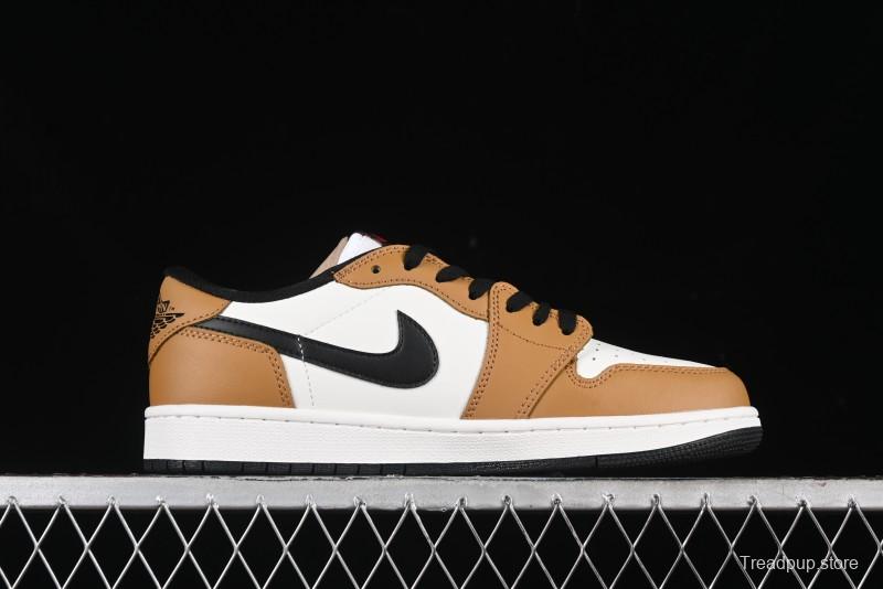 Nike Air Jordan 1 Low OG AJ1 Black Brown Low-Top Lifestyle Basketball Shoes - CZ0790-107