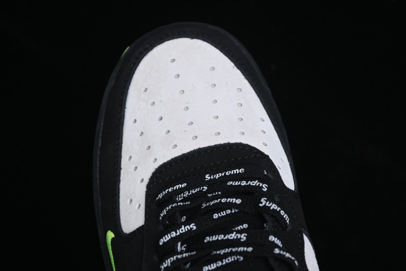Nike Air Force 1 '07 Low Supreme Collaboration - Night Glow Low-Top Casual Sneakers - DF0188-009