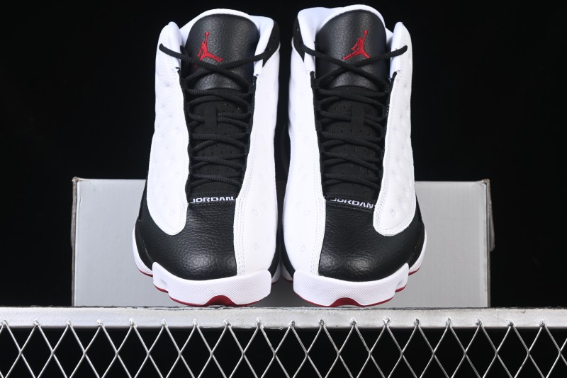 Nike Air Jordan 13 Retro Basketball Shoes in Black/White - 414571-104