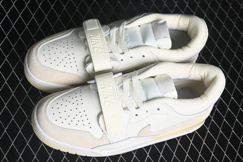Nike Air Jordan Legacy 312 Low Sneakers with Velcro Strap and Triple Fusion Design - FQ7827-102