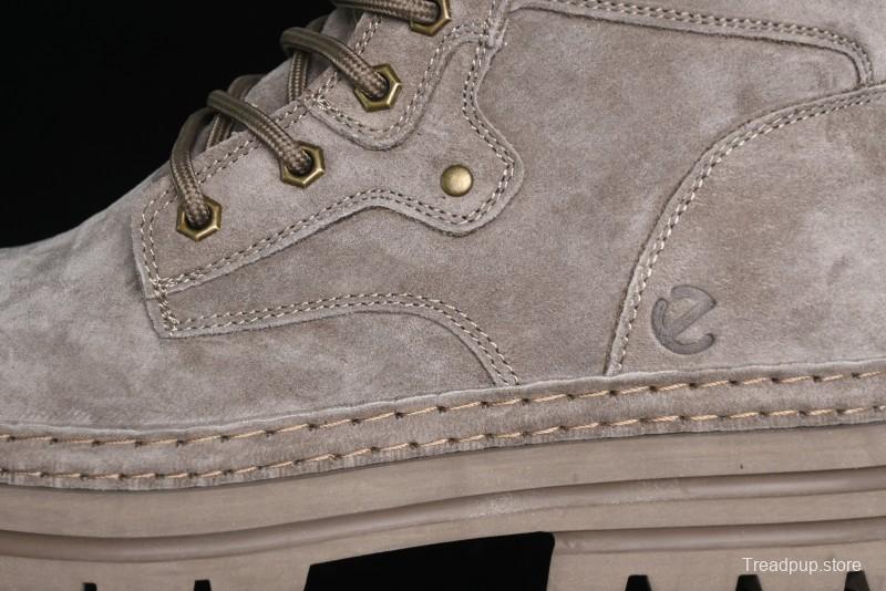 ECCO Cool Series Workwear Leather Anti-Slip Platform Chelsea Boots - 63890801001