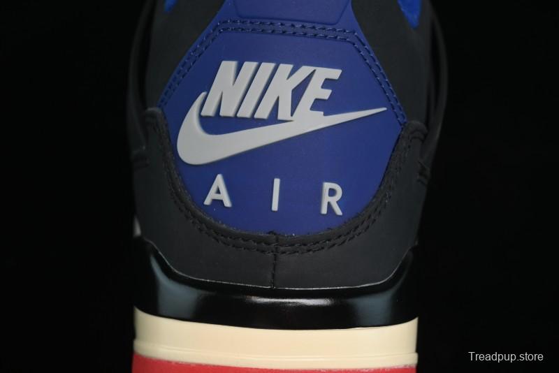 Nike Air Jordan 4 Retro Sneakers in Black, Blue and Neutral Grey - FV5029-003