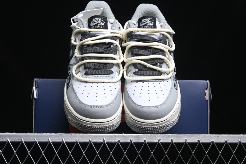 Nike Air Force 1 Low "Vinyl" Casual Sneakers with Lace-Up Design - KS6896-666