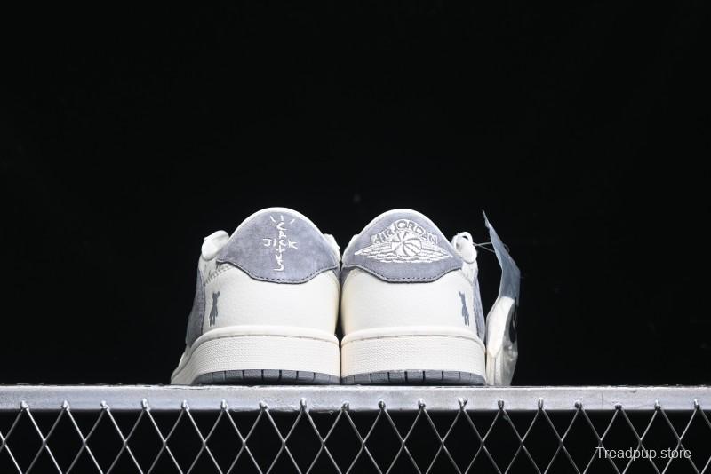 Nike Travis Scott x Fragment Design x Air Jordan 1 Low OG SP AJ1 Sneakers - SJ2068-111