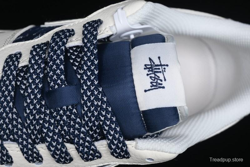 Nike Air Force 1 '07 Low Stussy Collaboration - White Black Sneakers - XZ6188-728