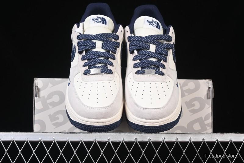 Nike Air Force 1 '07 Low Supreme The North Face Collaboration - Pig Eight Navy Blue Casual Sneakers - XZ6188-118