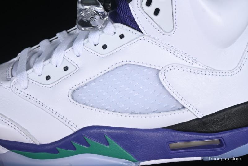 Nike Air Jordan 5 OG "Grape" Retro Basketball Shoes - HQ7978-100