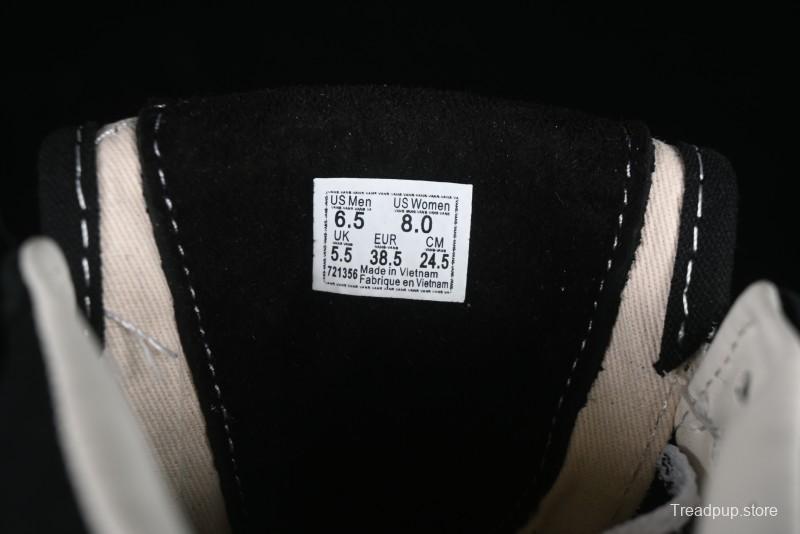 Vans HommeGirls x Vans Sk8-Mid Fashion Casual Mid-Top Canvas Sneakers with Bold Side Stripes - VN000NBNCJK