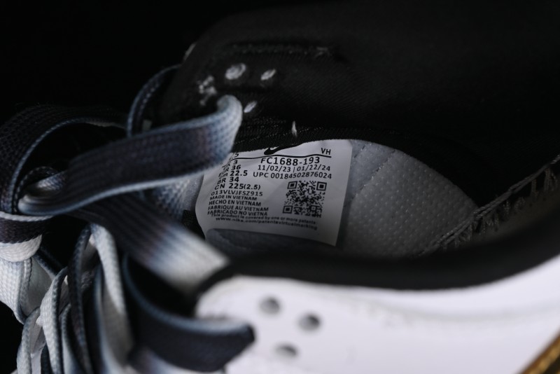 Nike SB Dunk Low Kobe Series - White Gold Anniversary High-End Custom Low-Top Casual Sneakers - FC1688-193