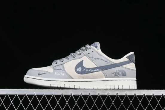 Nike SB Dunk Low The North Face Collaboration Anniversary Edition Customized Low-Top Casual Skate Shoes - DJ2024-105