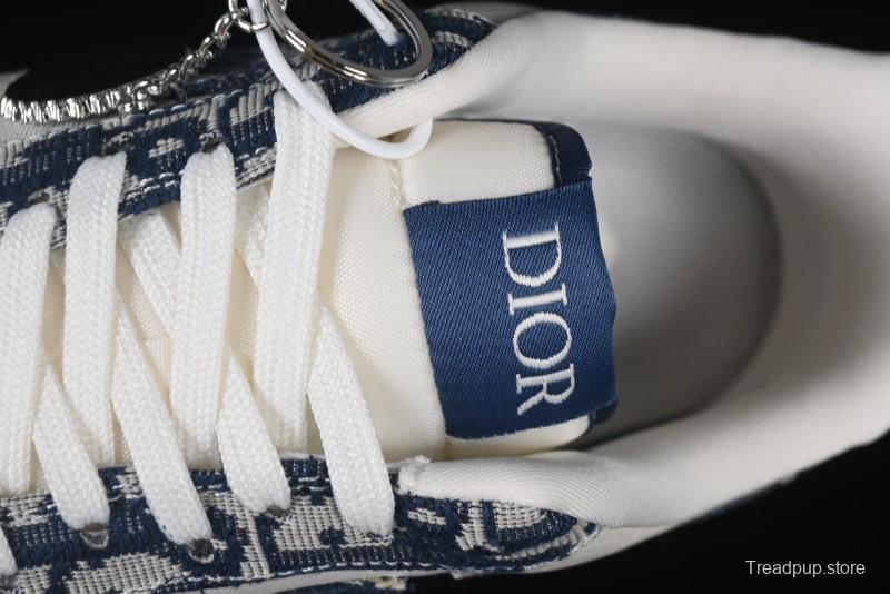 Nike Air Force 1 '07 Low Dior Collaboration Grey Knit Casual Sneakers - KK1988-052