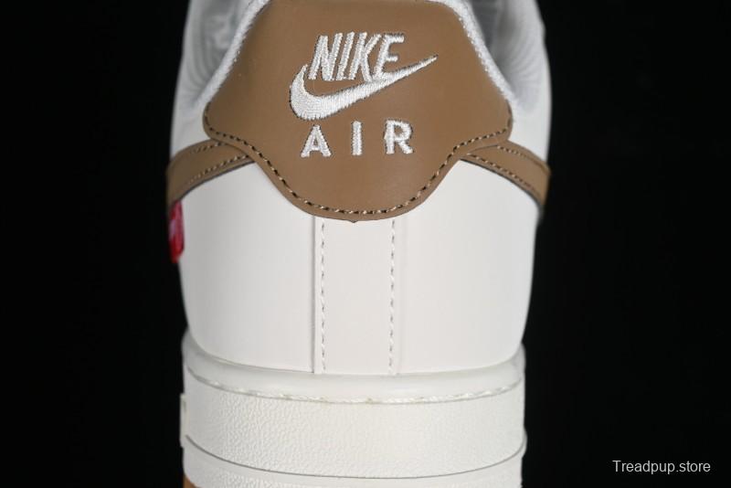Supreme x Nike Air Force 1 '07 Low Skateboarding Shoes - Coffee Brown - HD1968-019
