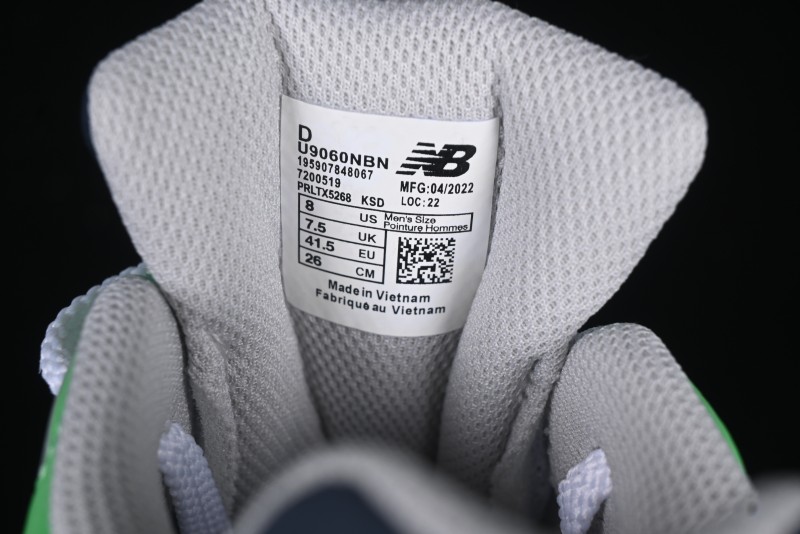 New Balance 9060 Retro Casual Running Sneakers with ABZORB Cushioning Technology - U9060NBN