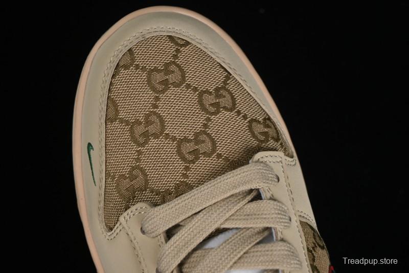 Nike SB Dunk Low Gucci Collaboration - Anniversary High-End Customized Low-Top Casual Sneakers - DQ1098-357