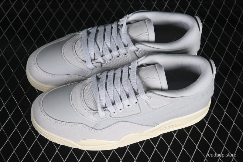 Nike Air Jordan 4 Remastered Sneakers with Textile Mesh Leather and Suede Upper - FQ7940-001