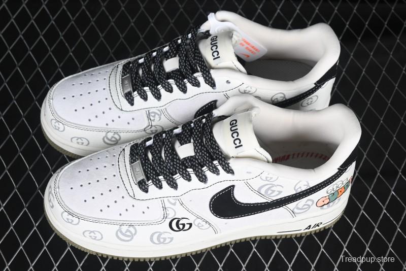 Nike Air Force 1 '07 Low Gucci Collaboration Classic Pattern Low-Top Casual Sneakers - CH6336-516
