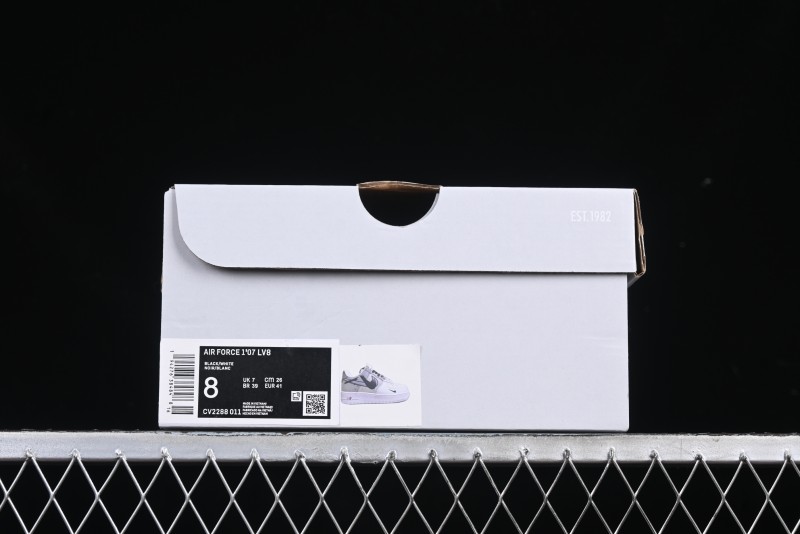 Nike Air Force 1 '07 Low Hand-Painted Broken Hook Casual Sneakers - CV2288-011