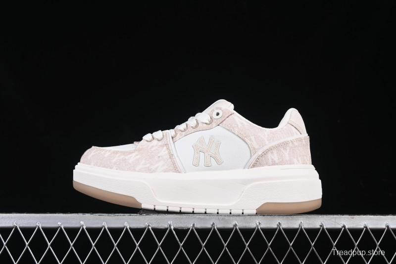 New York Yankees MLB Chunky Liner Denim Monogram SL Platform Sandals - 3ASXS015N50BGS