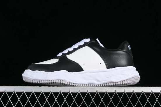 MMY Wayne Original Sole Leather Low Sneaker with Deconstructed Ice Cream Sole - W.E5